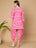 Designer Geometric Cotton Kurti and Dhoti Set for Women