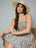 Smocking Floral Cotton Flared Dress for Women