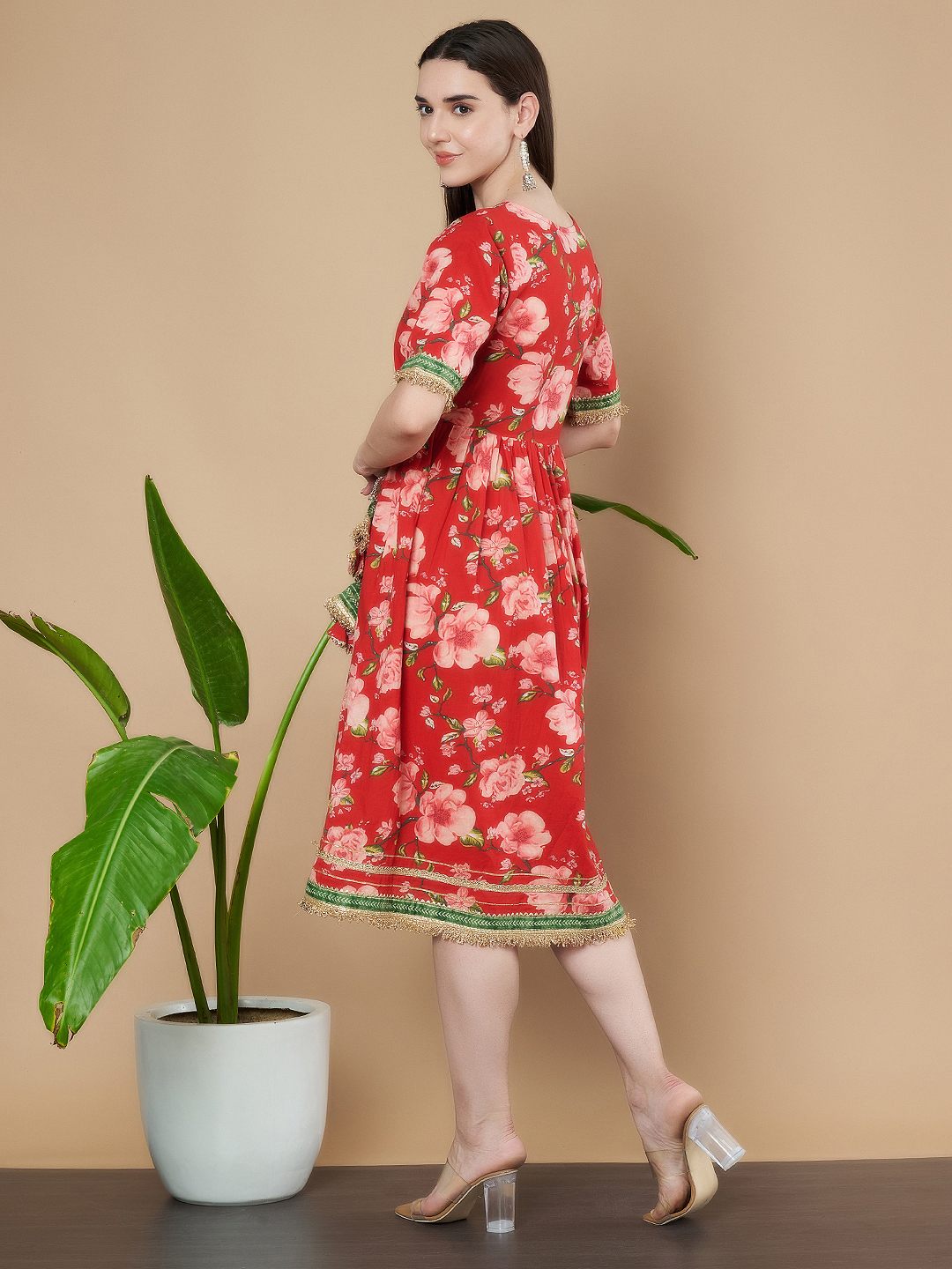 Handcrafted Sanganeri Printed Kurta for Women