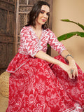 Designer Alia Style Short Kurti With Flared Palazzo Set For Women