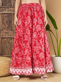 Designer Alia Style Short Kurti With Flared Palazzo Set For Women