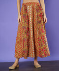 Kurti court de créateur avec jupe assortie pour femme