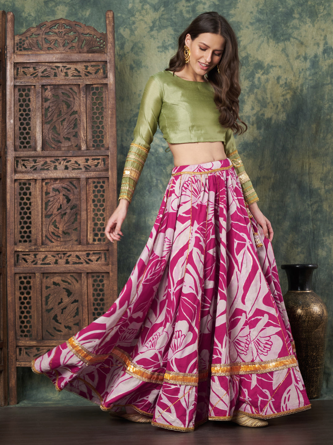 Designer Big Flared Lehenga Choli for Women