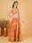 Designer Lehenga Choli with Golden Highlights for Women