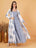 Floral Printed Jaipuri Cotton Shrug and Dress Co-Ord Set For Women