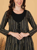 Modern Boho Jaipuri Cotton Flowy Shrug for Women