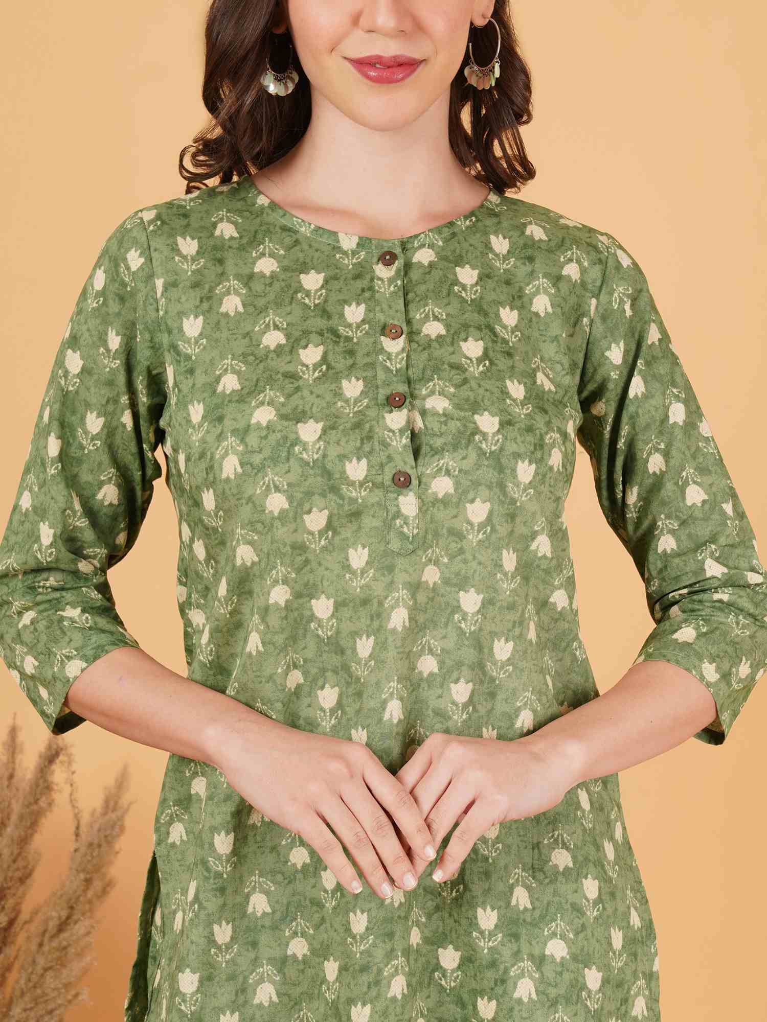 Straight Fit Jaipuri Cotton Co-Ord Set for Women