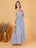Elegant Handblock Cotton Strappy Dress for Women