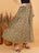 Artisanal Handblock Sanganeri Cotton Skirt for Women