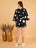 Trendy Cotton Polka Dot Playsuit For Women