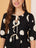 Front Openable Polka Style Peplum Top For Women