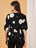 Front Openable Polka Style Peplum Top For Women