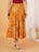 Floral Bohemian Cotton Skirt for Women