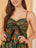Heritage Print Tiered Longline Cotton Dress For Women