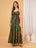 Heritage Print Tiered Longline Cotton Dress For Women