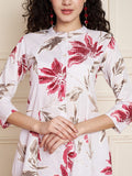 Ensemble Kurta et Palazzo en coton jaune moutarde pour femme