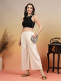 Minimalist Cotton Flex Palazzo Bottom For Women