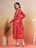 Heritage Cotton Floral Fit and Flare Dress For Women