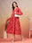 Heritage Cotton Floral Fit and Flare Dress For Women