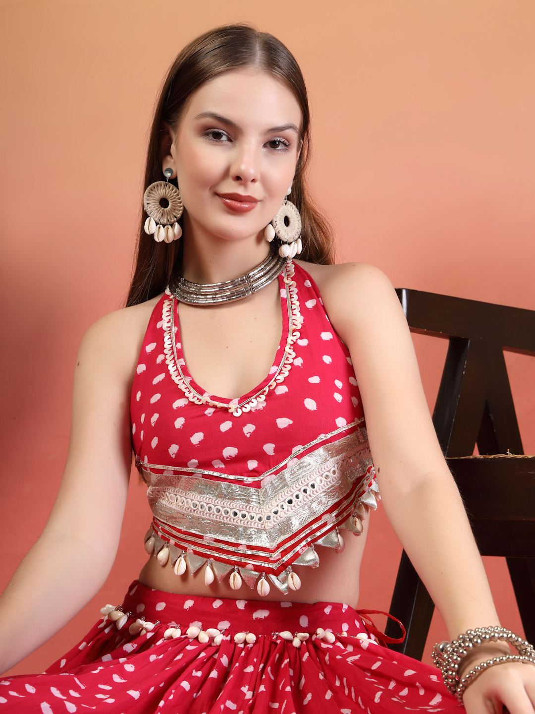 Festive Handcrafted Lehenga Choli Set For Women