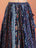 Navy Blue Traditional Mirror Work Cotton Lehenga Choli Set for Women