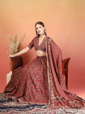 Luxury Handcrafted Lehenga Choli Set With Dupatta For Women