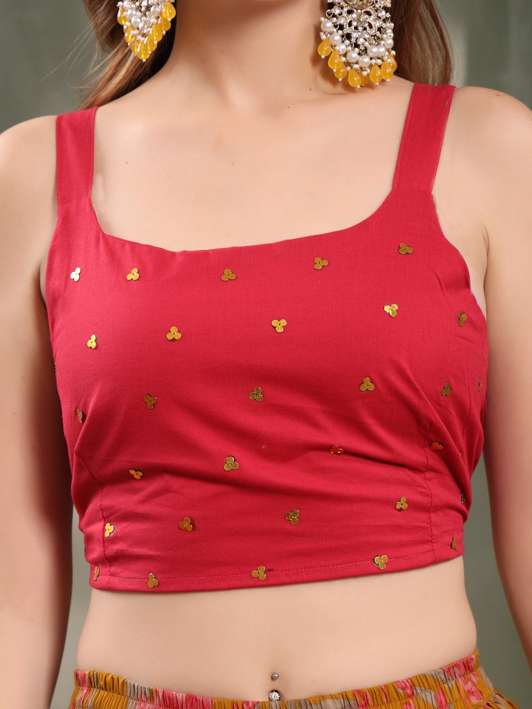 Kurti décontracté en coton imprimé Doodle pour femmes