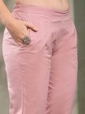 Tiered Kurta With Cotton Pants And Dupatta For Women