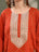 Oversized Cotton Kurta Salwar Set With Lace Neckline For Women