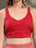 Pink Mirror Work Three-Piece Cotton Co-Ord Set For Women