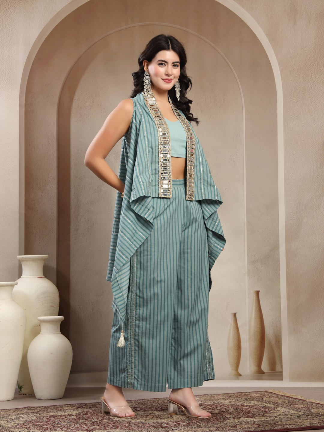 Kurti décontracté en coton imprimé Doodle pour femmes