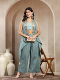 Designer Festive Co-Ord Set with Mirror Work For Women