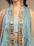 Designer Festive Co-Ord Set with Mirror Work For Women