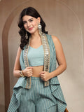 Designer Festive Co-Ord Set with Mirror Work For Women