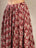 Statement Mirror Work Cape & Skirt Co-Ord Set For Women