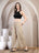 Beige Cotton Palazzo Pants for Women - view 6