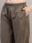 Taupe Cotton Palazzo Pants for Women - view 3