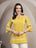 Yellow Cotton Kurta Tunic for Women - view 1