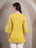 Yellow Cotton Kurta Tunic for Women - view 4