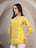 Yellow Cotton Kurta Tunic for Women - view 5