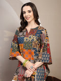 Patchwork Print Short Kurti for Women - view 2