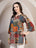 Patchwork Print Short Kurti for Women - view 5