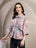 Printed Dolman Sleeve Shirt for Women - view 5