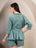 Teal Striped Cotton Co-Ord Set for Women - view 4