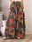 Patchwork Print Cotton Palazzo Pants for Women - view 2