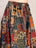 Patchwork Print Cotton Palazzo Pants for Women - view 3