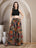 Patchwork Print Cotton Palazzo Pants for Women - view 7
