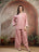 Dusty Pink Cotton Co-Ord Set for Women - view 1