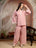 Dusty Pink Cotton Co-Ord Set for Women - view 2