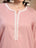 Dusty Pink Cotton Co-Ord Set for Women - view 3